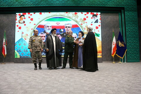 تصاویر/ مراسم تکریم و معارفه فرمانده سپاه امام علی‌بن ابیطالب(ع) قم