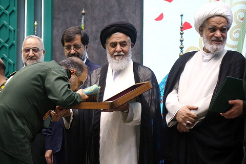 تصاویر/ مراسم تکریم و معارفه فرمانده سپاه امام علی‌بن ابیطالب(ع) قم