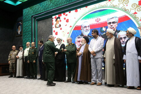 تصاویر/ مراسم تکریم و معارفه فرمانده سپاه امام علی‌بن ابیطالب(ع) قم