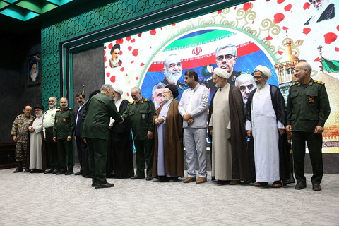 تصاویر/ مراسم تکریم و معارفه فرمانده سپاه امام علی‌بن ابیطالب(ع) قم