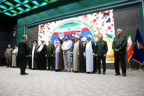 تصاویر/ مراسم تکریم و معارفه فرمانده سپاه امام علی‌بن ابیطالب(ع) قم