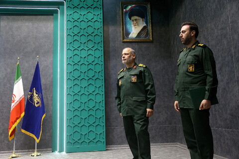 تصاویر/ مراسم تکریم و معارفه فرمانده سپاه امام علی‌بن ابیطالب(ع) قم