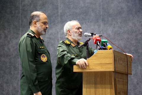 تصاویر/ مراسم تکریم و معارفه فرمانده سپاه امام علی‌بن ابیطالب(ع) قم