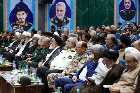 تصاویر/ مراسم تکریم و معارفه فرمانده سپاه امام علی‌بن ابیطالب(ع) قم