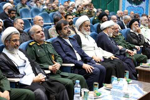 تصاویر/ مراسم تکریم و معارفه فرمانده سپاه امام علی‌بن ابیطالب(ع) قم