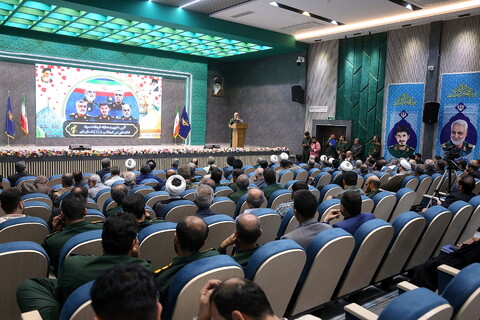 تصاویر/ مراسم تکریم و معارفه فرمانده سپاه امام علی‌بن ابیطالب(ع) قم