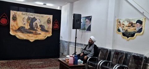 تصاویر/برگزاری مراسم عزاداری شهادت امام حسن عسکری (ع)در مدرسه علمیه الزهرا اراک