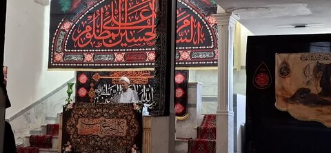 تصاویر/برگزاری مراسم عزاداری شهادت امام حسن عسکری (ع)در مدرسه علمیه الزهرا اراک