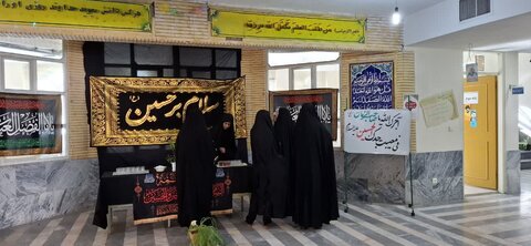 تصاویر/برگزاری مراسم عزاداری شهادت امام حسن عسکری (ع)در مدرسه علمیه الزهرا اراک
