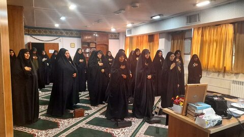 تصاویر/برگزاری مراسم سوگواری شهادت امام حسن عسکری در مدرسه علمیه فاطمه الزهرا ساوه