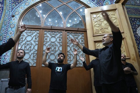 تصاویر/ حال و هوای حرم کریمه اهل بیت (ع) در شب شهادت امام حسن عسکری (ع)