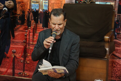 تصاویر / مراسم عزاداری شب شهادت امام حسن عسکری (ع) در بیت آیت الله فقیهی