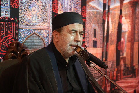 تصاویر / مراسم عزاداری شب شهادت امام حسن عسکری (ع) در بیت آیت الله فقیهی