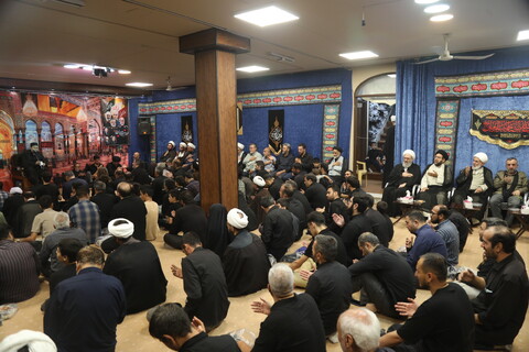 تصاویر / مراسم عزاداری شب شهادت امام حسن عسکری (ع) در بیت آیت الله فقیهی