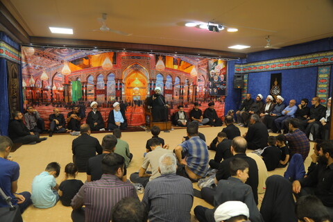 تصاویر / مراسم عزاداری شب شهادت امام حسن عسکری (ع) در بیت آیت الله فقیهی