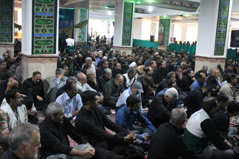 تصاویر/ مراسم تشییع شهید پاسدار رحیم محمدی در حسینیه ثارالله