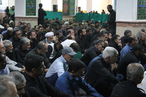 تصاویر/ مراسم تشییع شهید پاسدار رحیم محمدی در حسینیه ثارالله