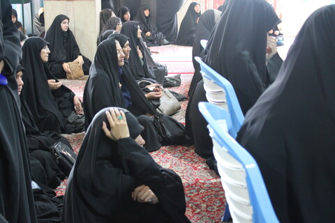 تصاویر/ مراسم تشییع شهید پاسدار رحیم محمدی در حسینیه ثارالله