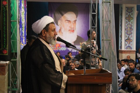 تصاویر/ مراسم تشییع شهید پاسدار رحیم محمدی در حسینیه ثارالله