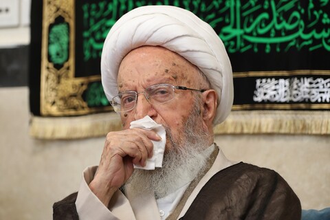 تصاویر/ مراسم عزاداری شهادت امام حسن عسکری (ع) در بیوت مراجع