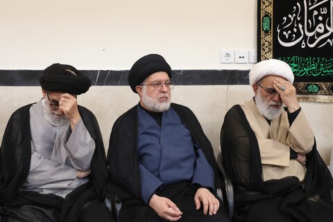 تصاویر/ مراسم عزاداری شهادت امام حسن عسکری (ع) در بیوت مراجع