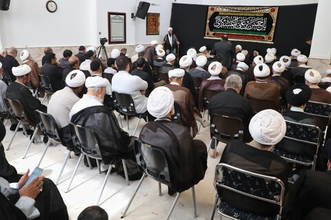 تصاویر/ مراسم عزاداری شهادت امام حسن عسکری (ع) در بیوت مراجع