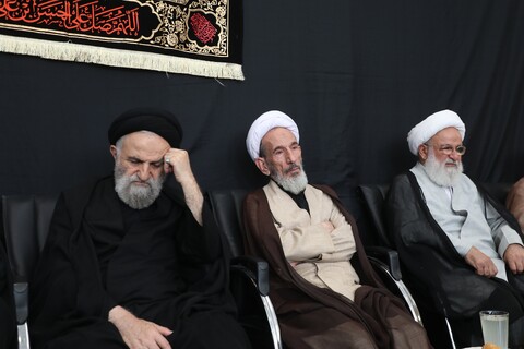 تصاویر/ مراسم عزاداری شهادت امام حسن عسکری (ع) در بیوت مراجع