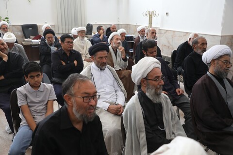 تصاویر/ مراسم عزاداری شهادت امام حسن عسکری (ع) در بیوت مراجع