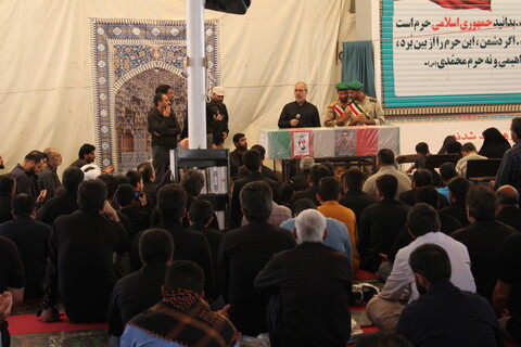 وداع مردم کرمان با شهید پاسدار رحیم محمدی