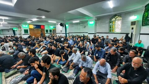 تصاویر/ مراسم عزاداری شهادت امام حسن عسکری(ع) با حضور حجت‌الاسلام رفیعی
