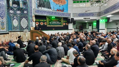 تصاویر/ مراسم عزاداری شهادت امام حسن عسکری(ع) با حضور حجت‌الاسلام رفیعی