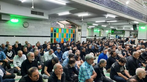 تصاویر/ مراسم عزاداری شهادت امام حسن عسکری(ع) با حضور حجت‌الاسلام رفیعی