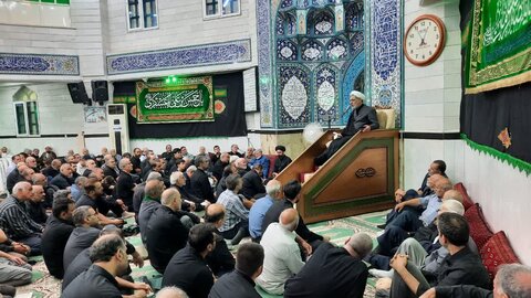 تصاویر/ مراسم عزاداری شهادت امام حسن عسکری(ع) با حضور حجت‌الاسلام رفیعی