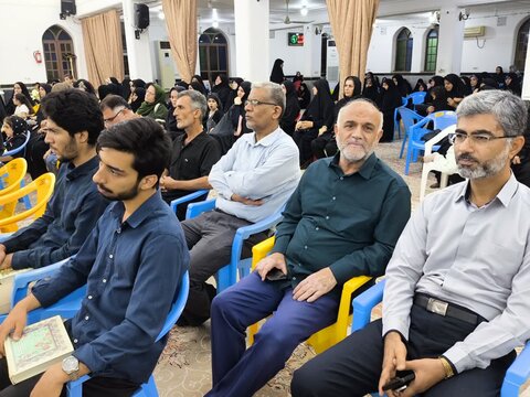 تصاویر/ آیین پاسداشت چهره ماندگار قرآنی استان در گلزار شهدای بوشهر