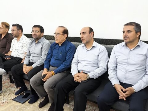 تصاویر/ آیین پاسداشت چهره ماندگار قرآنی استان در گلزار شهدای بوشهر