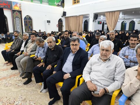 تصاویر/ آیین پاسداشت چهره ماندگار قرآنی استان در گلزار شهدای بوشهر