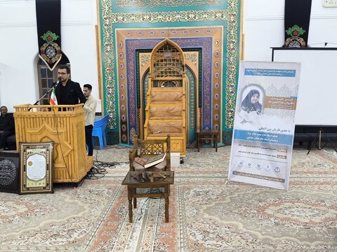 تصاویر/ آیین پاسداشت چهره ماندگار قرآنی استان در گلزار شهدای بوشهر