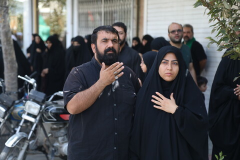 تصاویر / دسته عزاداری روز شهادت امام حسن عسکری (ع) با حضور آیت الله العظمی وحید خراسانی