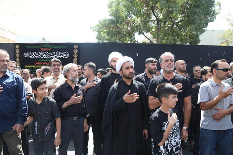 تصاویر / دسته عزاداری روز شهادت امام حسن عسکری (ع) با حضور آیت الله العظمی وحید خراسانی