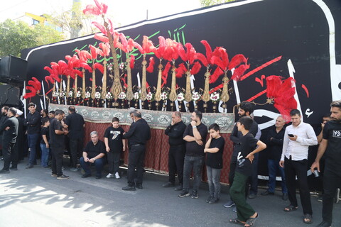 تصاویر / دسته عزاداری روز شهادت امام حسن عسکری (ع) با حضور آیت الله العظمی وحید خراسانی