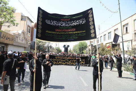 تصاویر / دسته عزاداری روز شهادت امام حسن عسکری (ع) با حضور آیت الله العظمی وحید خراسانی