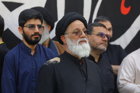 تصاویر / دسته عزاداری روز شهادت امام حسن عسکری (ع) با حضور آیت الله العظمی وحید خراسانی