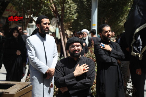 تصاویر / دسته عزاداری روز شهادت امام حسن عسکری (ع) با حضور آیت الله العظمی وحید خراسانی