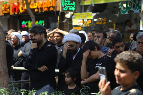 تصاویر / دسته عزاداری روز شهادت امام حسن عسکری (ع) با حضور آیت الله العظمی وحید خراسانی