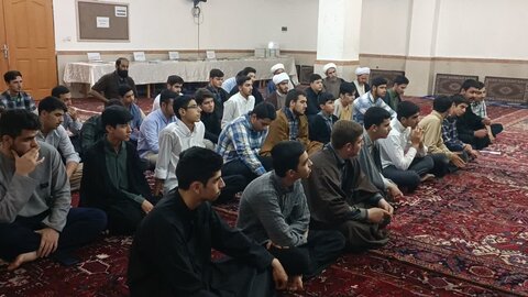 تصاویر/ جلسه اخلاق طلاب مدرسه  علمیه امام خمینی (ره) شهرستان خوی