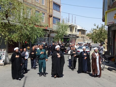 تصاویر/ دسته عزاداری به مناسبت شهادت امام حسن عسکری علیه السلام درشهرستان چهاربرج