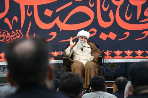 تصاویر/ مراسم عزاداری امام حسن عسکری (ع) در مسجد جنرال ارومیه