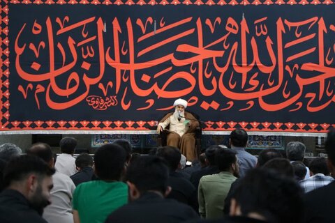 تصاویر/ مراسم عزاداری امام حسن عسکری (ع) در مسجد جنرال ارومیه