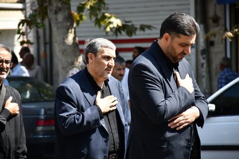 تصاویر/ عزاداری مردم شهرستان خوی در سالروز شهادت امام حسن عسکری (ع)