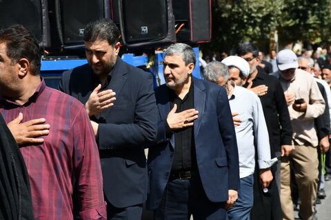 تصاویر/ عزاداری مردم شهرستان خوی در سالروز شهادت امام حسن عسکری (ع)